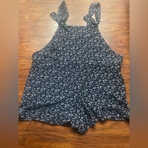 Lucylove medium floral short overalls